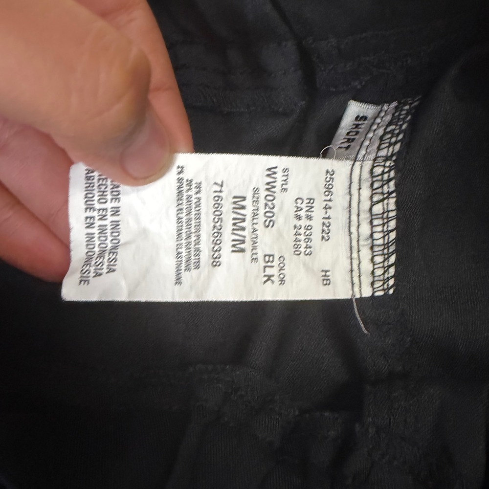 Cherokee Workwear Professionals Black Scrub Pants Womens Medium Short - Picture 2 of 8